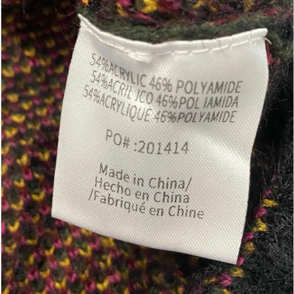 ModCloth Sweater Putting The Pieces Together Womens Size Small oversized chunky - Picture 5 of 8